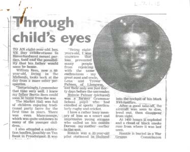 Part information about VE Day